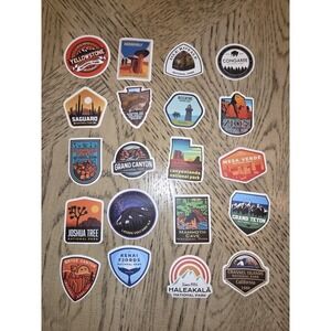 100 Pieces National Park Stickers Waterproof Vinyl Travel Decals, Outdoor New